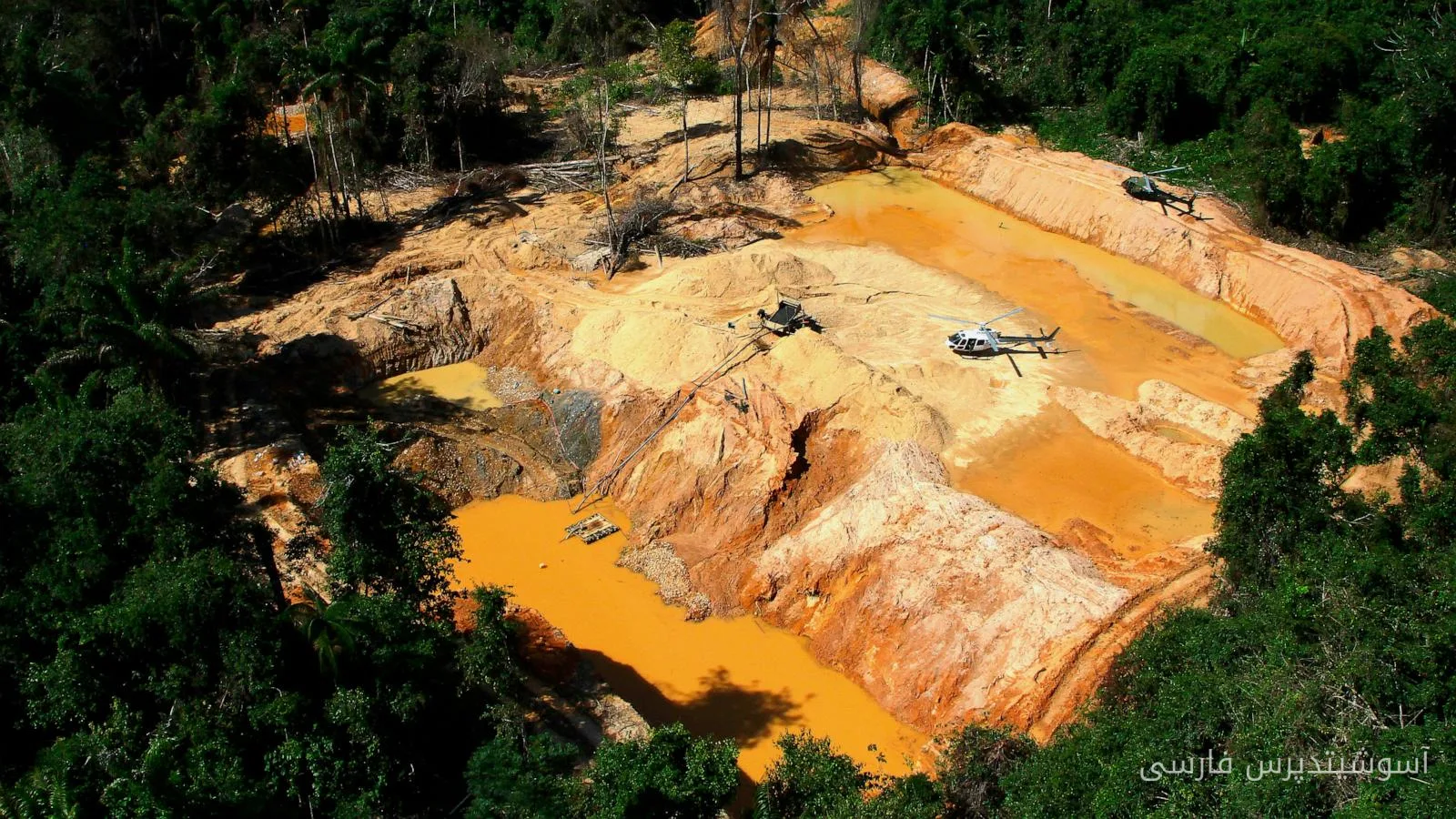 گسترش معدن طلا در اراضی بومی آمازون برزیل