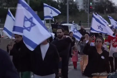 تظاهرات اسرائیلی‌ها برای ادامه حملات در غزه