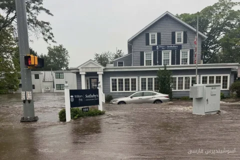 Starker Regen in den Küstenstaaten Connecticut, New York und New Jersey brachte plötzliche Überschwemmungen mit sich