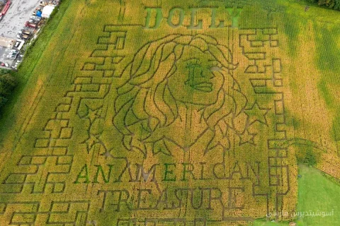 Ehrung von Dolly Parton durch die Schaffung von Maisfeldern in ganz Amerika