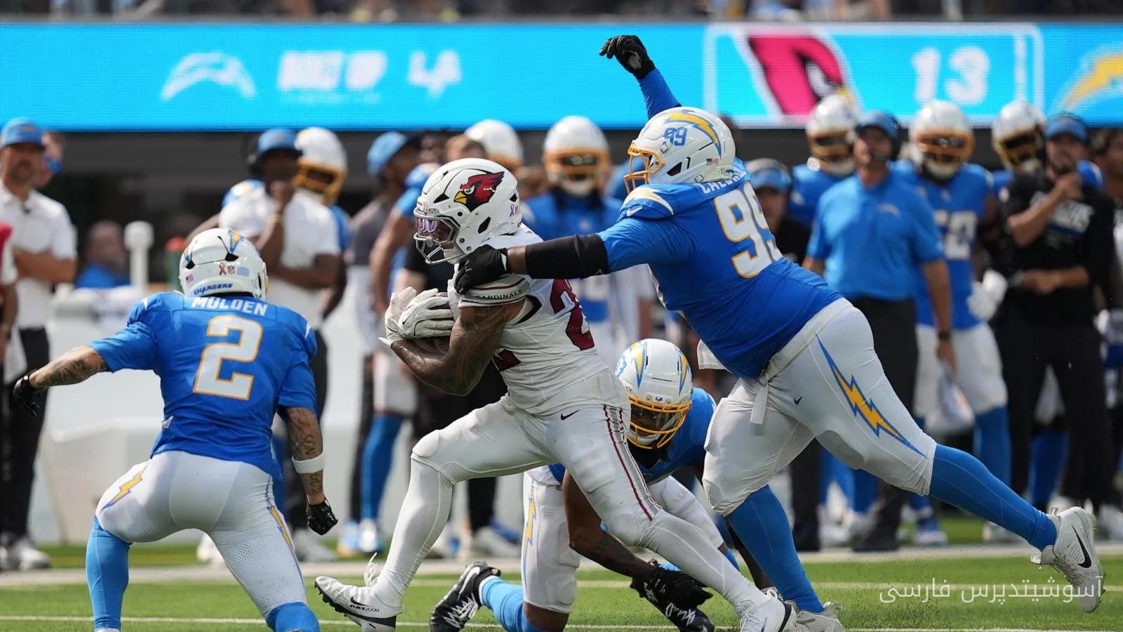 Die Verteidigung der Chargers hatte in ihrem ersten Spiel unter Chris O'Leary Probleme