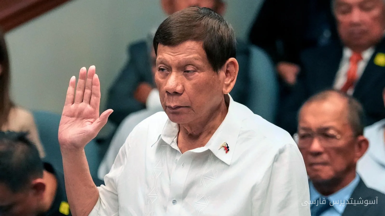 Rodrigo Duterte se présente devant la Cour de La Haye